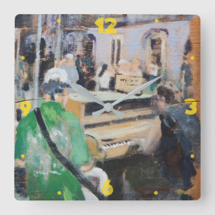 New Orleans Street Band Clock