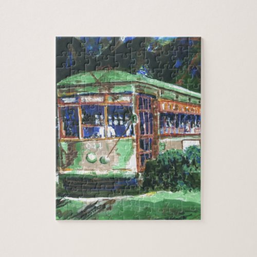 New Orleans Street Car Jigsaw Puzzle