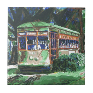 New Orleans Street Car Tile