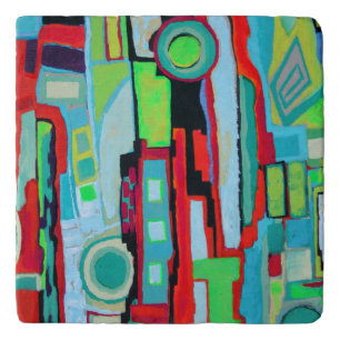 New Orleans Street Marble Trivet