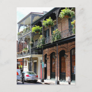 New Orleans Street Scene Postcard