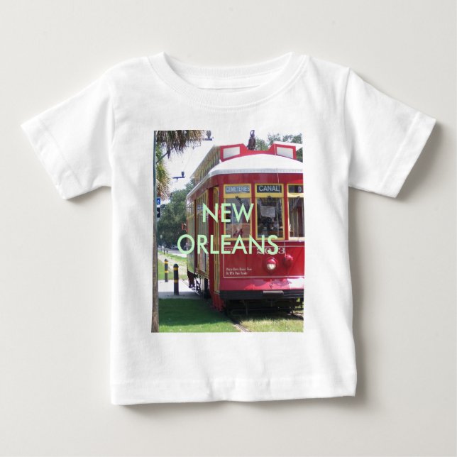 New Orleans Streetcar Baby T-Shirt (Front)