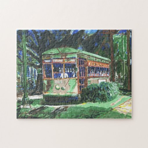 New Orleans Streetcar Jig Saw Jigsaw Puzzle | Zazzle