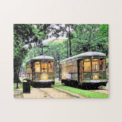 New Orleans Streetcar Jigsaw Puzzle