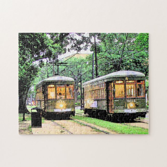 New Orleans Streetcar Jigsaw Puzzle (Horizontal)