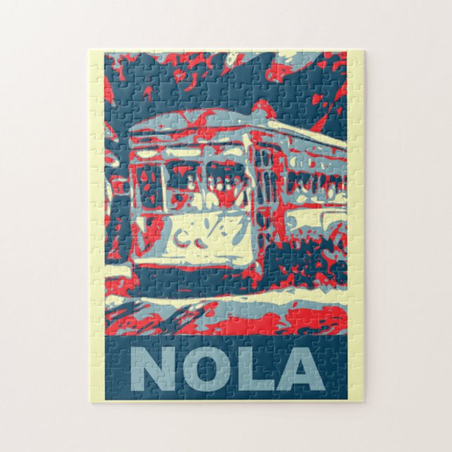 New Orleans Streetcar Jigsaw Puzzle (Vertical)
