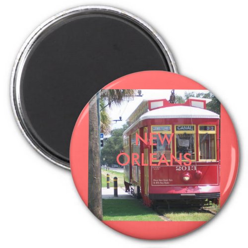 New Orleans Streetcar Magnet