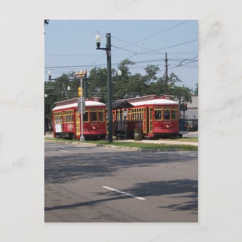 New Orleans Streetcar Postcard