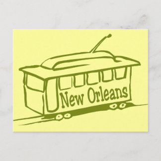 New Orleans Streetcar Postcard