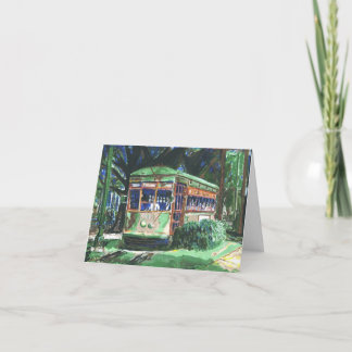 New Orleans Streetcar Season's Greetings Holiday Card