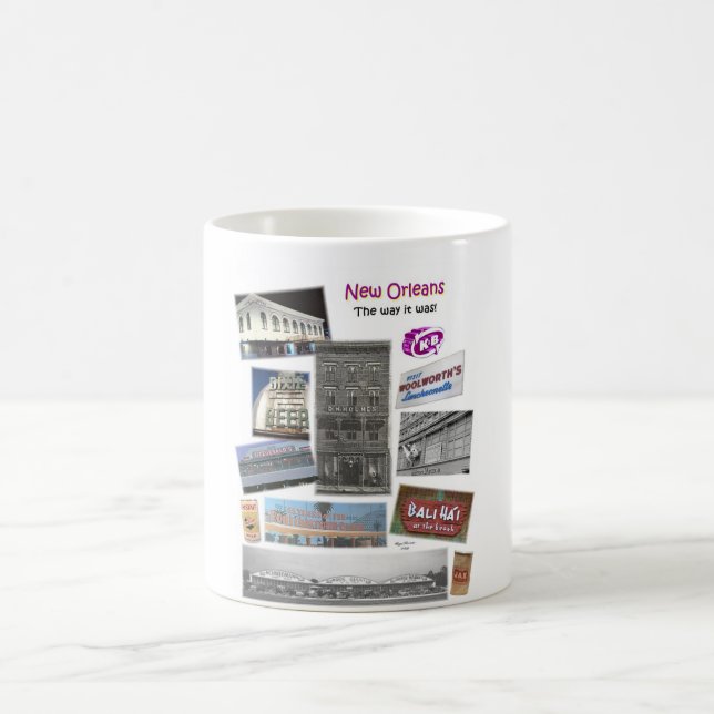 New Orleans-the way it was! Coffee Mug (Center)