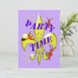 New Orleans themed Party Invitation | Zazzle