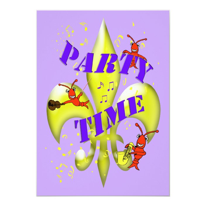 New Orleans themed Party Invitation | Zazzle.com