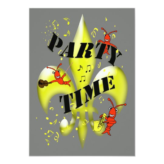 New Orleans themed Party Invitation | Zazzle