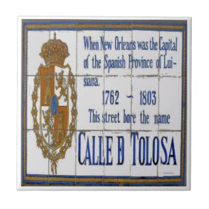 New Orleans Toulouse St Tile Mural