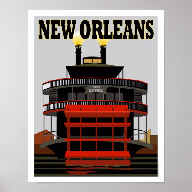 New Orleans Travel Poster (Front)