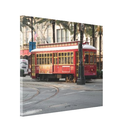 New Orleans Trolley Canvas Print