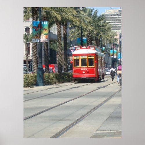 New Orleans Trolly Poster