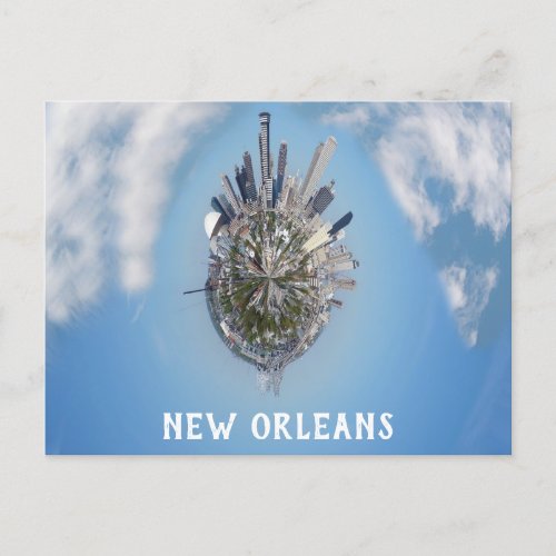New Orleans Unique City Skyline Travel Photo Postcard