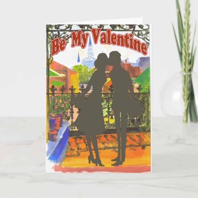 New Orleans Valentine Holiday Card (Front)