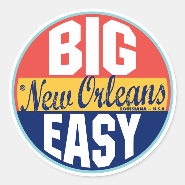 New Orleans Vintage Label (Front)