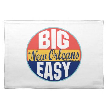 New Orleans Vintage Label Placemat by TurnRight at Zazzle