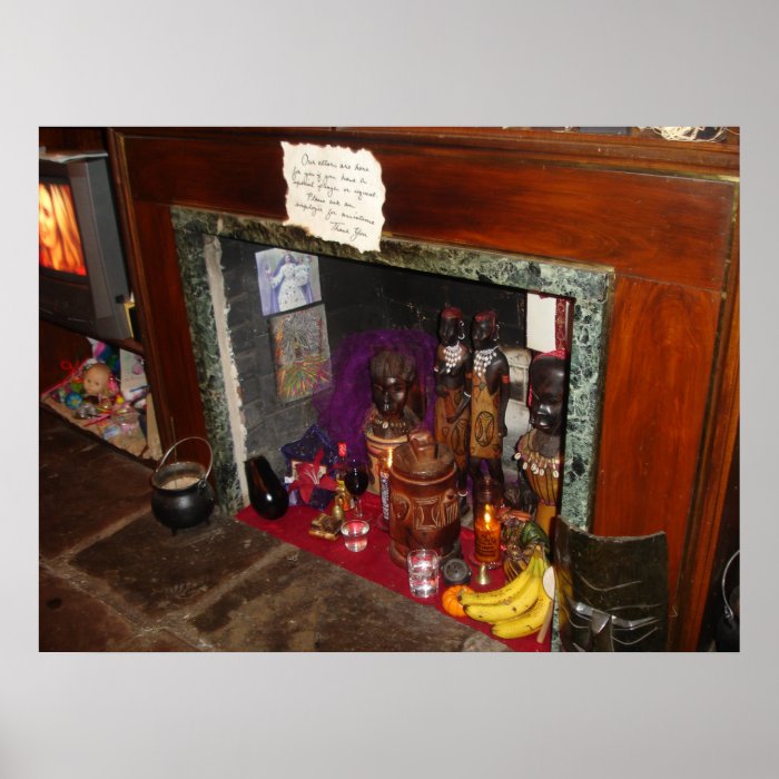 New Orleans VooDoo Altar Poster