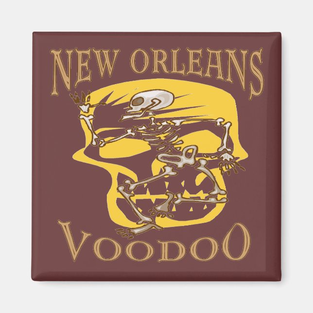 New Orleans Voodoo Magnet (Front)