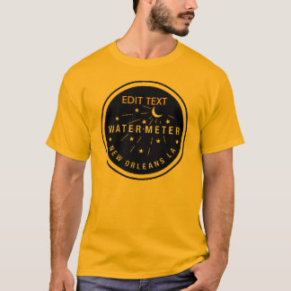 New Orleans Water Meter Cover, EDIT TEXT T-Shirt