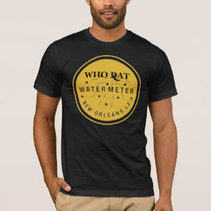 New Orleans Water Meter Cover Gold, Who That T-Shirt