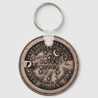 New Orleans Water Meter Cover Keychain