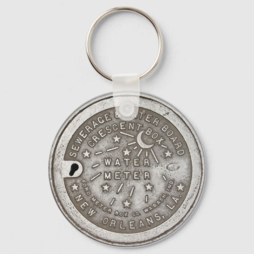 New Orleans Water Meter Cover Keychain