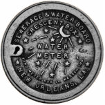 New Orleans Water Meter Cover Replica Statuette<br><div class="desc">New Orleans Water Meter Cover Replica</div>