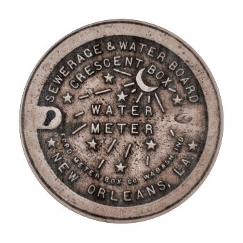 New Orleans Water Meter Lid Cutting Board by figstreetstudio at Zazzle