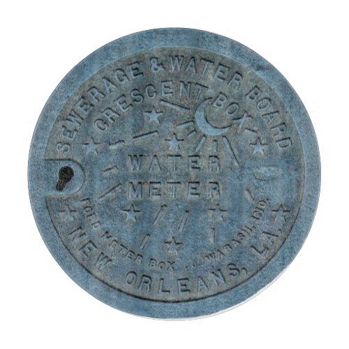 New Orleans Water Meter photo Cutting Board