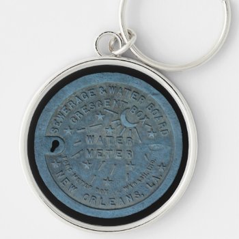 New Orleans Water Meter Photo Keychain by Scotts_Barn at Zazzle