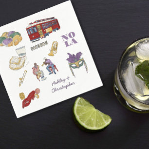 New Orleans Wedding Napkins