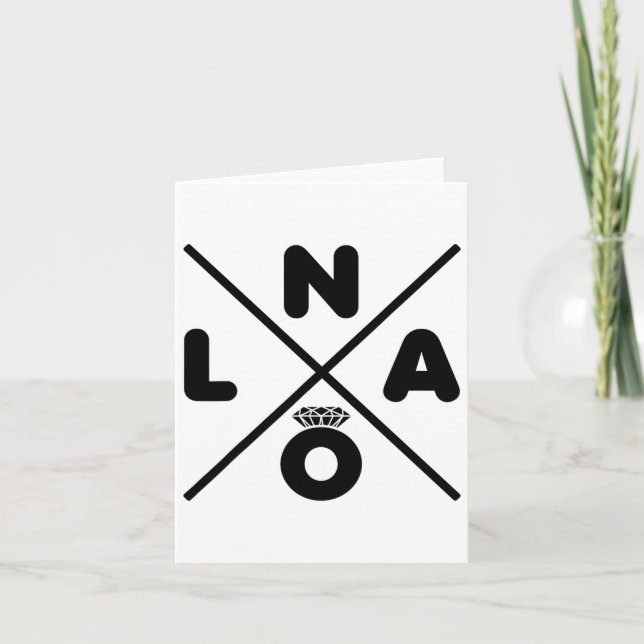 New Orleans Wedding Nola Bachelorette Party Groom  Card (Front)