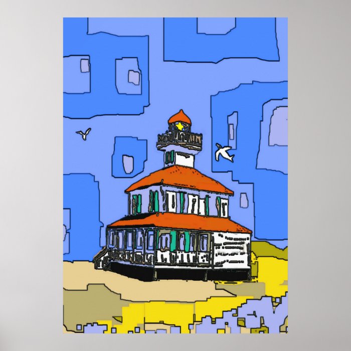 New Orleans West End Lighthouse Poster