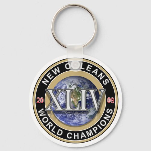 NEW ORLEANS _ World Champions 2009 Keychain