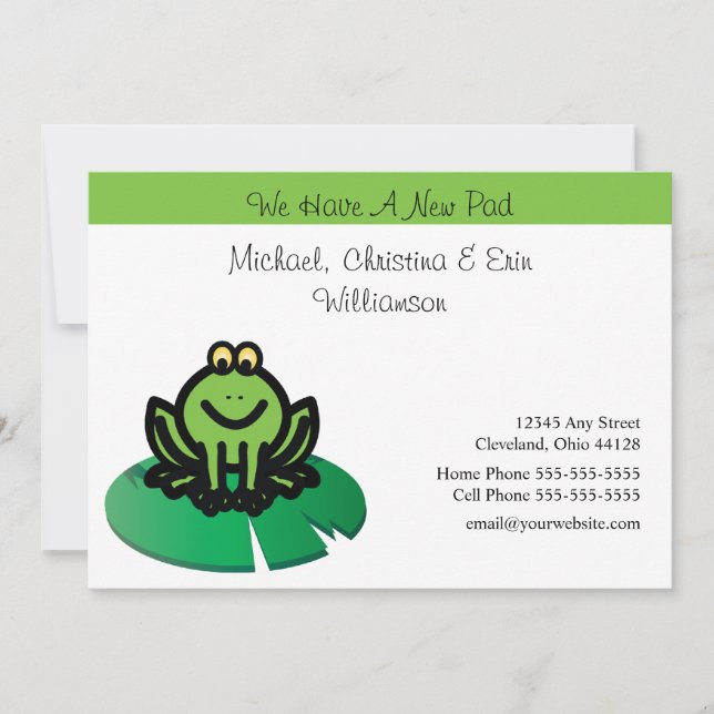 New Pad Moving Announcement (Front)