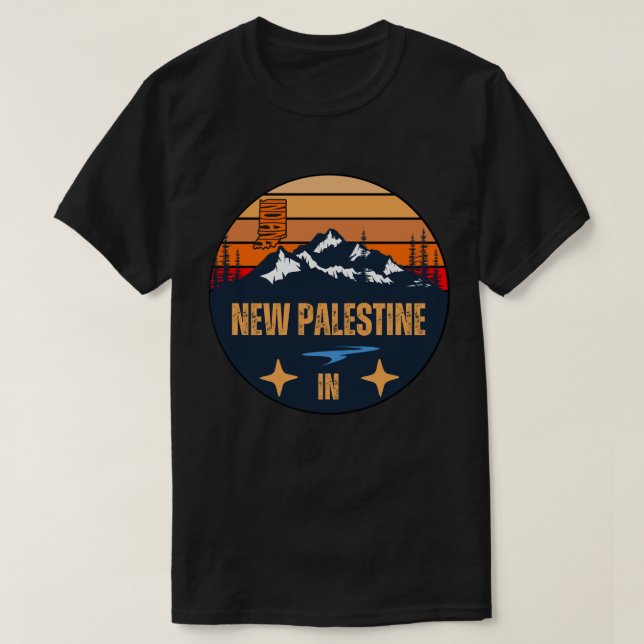 New Palestine, Indiana T-Shirt (Design Front)