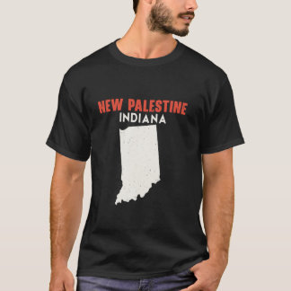New Palestine Indiana USA State America Travel Ind T-Shirt