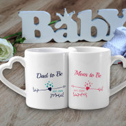 New Parents To Be Mom And Dad His And Hers Coffee Mug Set at Zazzle