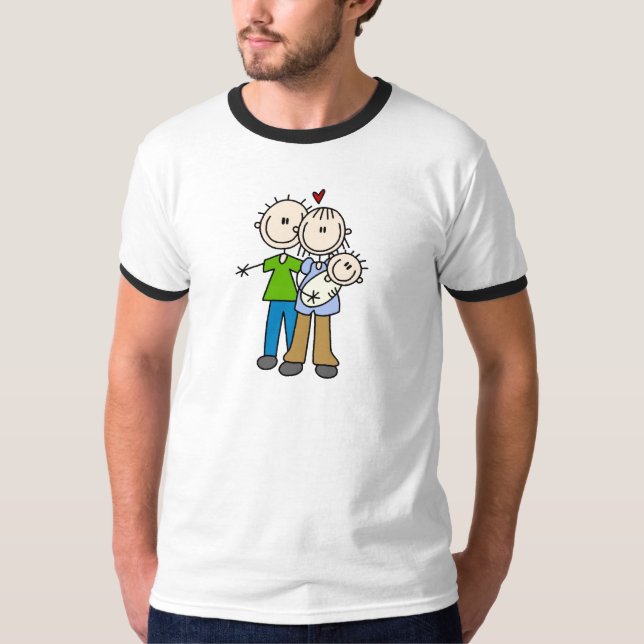 New Parents with Baby Tshirts and Gifts (Front)