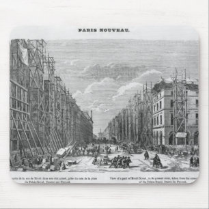 New Paris, view of a part of Rivoli street Mouse Pad