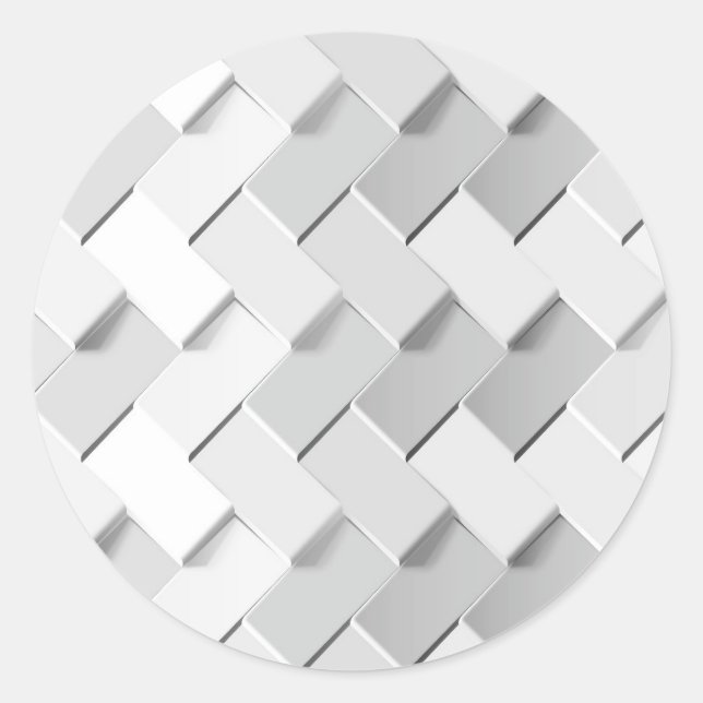 New Pattern Creation 5 Classic Round Sticker (Front)