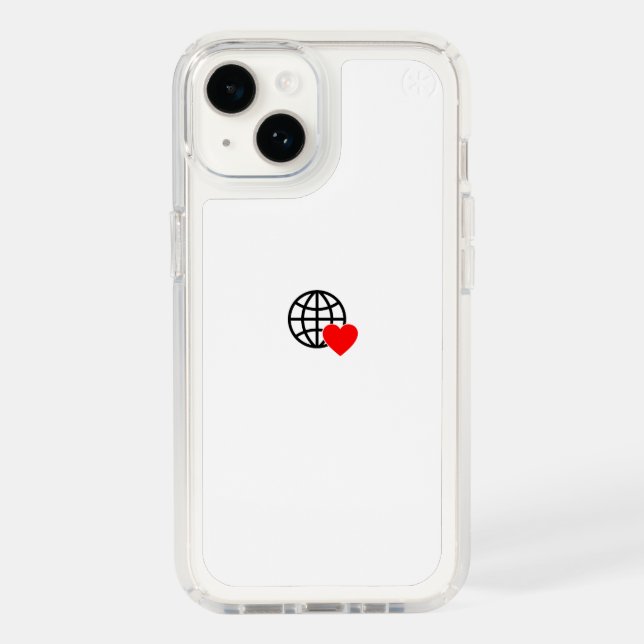 New personalize Apple iPhone 14 Plus Presidio Perf Speck iPhone Case (Front)