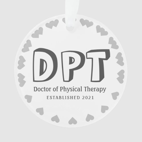 New Personalize Doctor of Physical Therapy Ornament