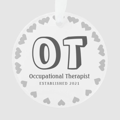 New Personalize Occupational Therapist Ornament